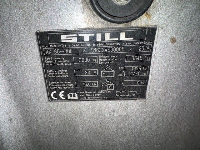 Used material handling equipment Still RX60-30L &mdash; Booster Lift