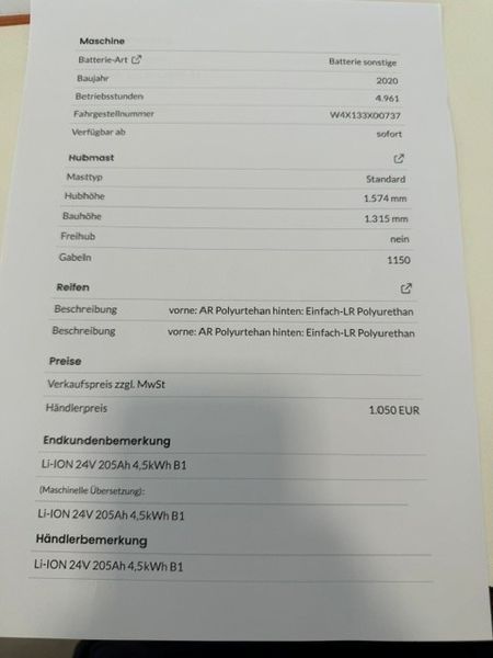 Použit&aacute; manipulačn&aacute; technika Linde D12HPSP Lithium &mdash; Booster Lift