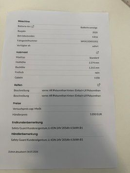 Použit&aacute; manipulačn&aacute; technika Linde D12HPSP Lithium &mdash; Booster Lift