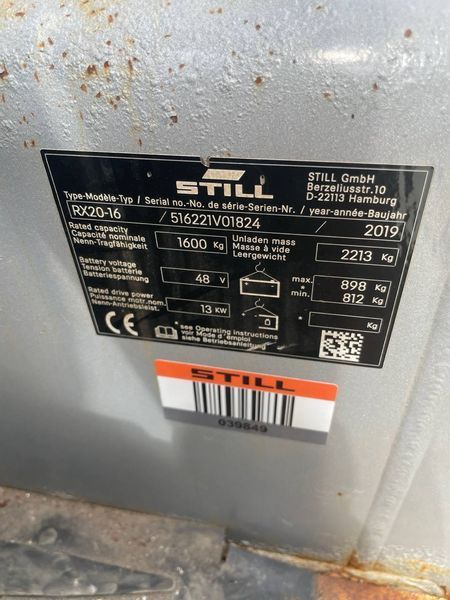 Použit&aacute; manipulačn&aacute; technika Still RX20-16 drive-in &mdash; Booster Lift