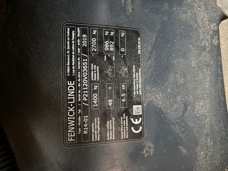 Used material handling equipment Linde R 14 &mdash; Booster Lift