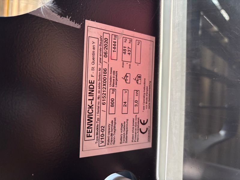 Used material handling equipment Linde V 10 &mdash; Booster Lift