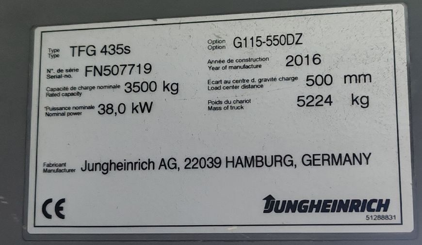 Použit&aacute; manipulačn&aacute; technika Jungheinrich TFG435s &mdash; Booster Lift