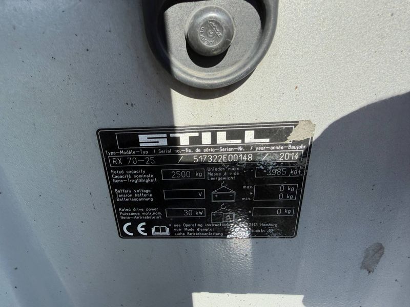 Used material handling equipment Still RX70-25 dsl/2995h/ 2014y &mdash; Booster Lift