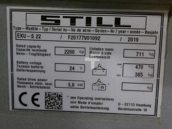 Použit&aacute; manipulačn&aacute; technika Still EXUS22 &mdash; Booster Lift