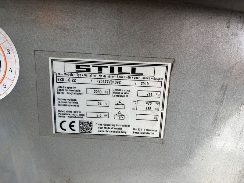 Used material handling equipment Still EXUS22 &mdash; Booster Lift