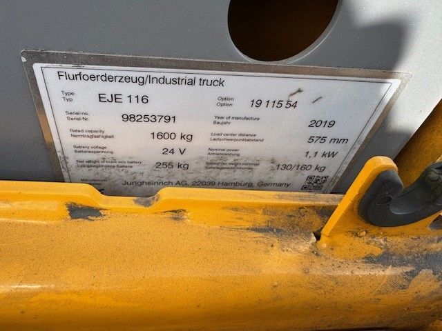 Použit&aacute; manipulačn&aacute; technika Jungheinrich EJE 116 &mdash; Booster Lift