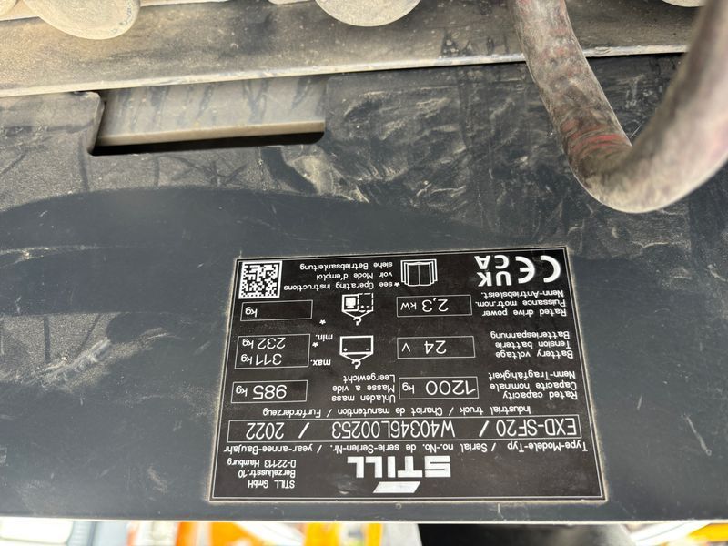 Used material handling equipment Still EXDSF20 &mdash; Booster Lift