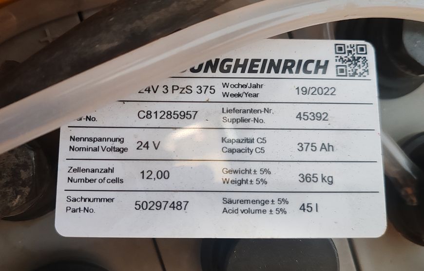 Použit&aacute; manipulačn&aacute; technika Jungheinrich ECC 210 3.2m/ 1031mh/ 2022y &mdash; Booster Lift