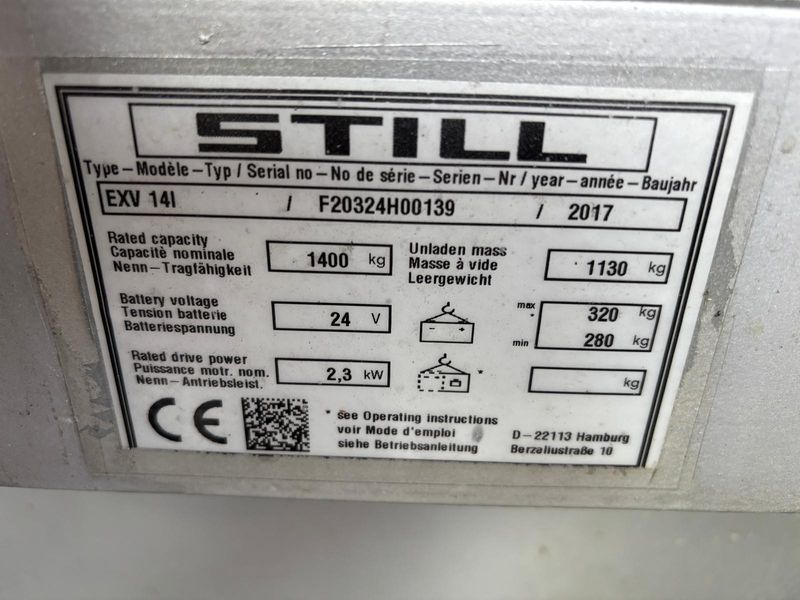 Použit&aacute; manipulačn&aacute; technika Still EXV 14i Still Bronze aufgearbeitet &mdash; Booster Lift