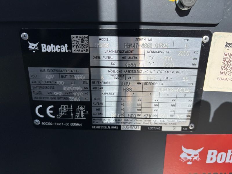 Použit&aacute; manipulačn&aacute; technika Bobcat B25NS Lithium Vorf&uuml;hrger&auml;t &mdash; Booster Lift