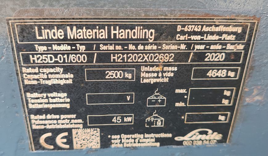 Použit&aacute; manipulačn&aacute; technika Linde H25D &mdash; Booster Lift