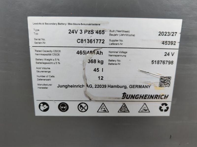 Použit&aacute; manipulačn&aacute; technika Jungheinrich ERE 225 2t/ batt2023 &mdash; Booster Lift