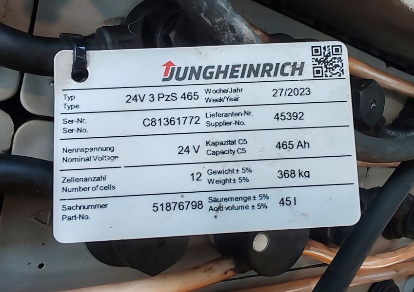 Použit&aacute; manipulačn&aacute; technika Jungheinrich ERE 225 2t/ batt2023 &mdash; Booster Lift