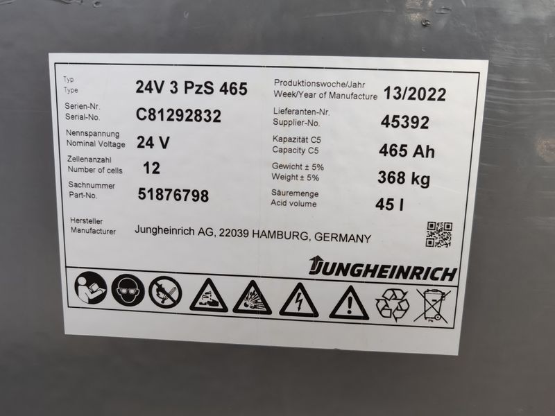 Použit&aacute; manipulačn&aacute; technika Jungheinrich ERE 225 2t/ batt2022 &mdash; Booster Lift