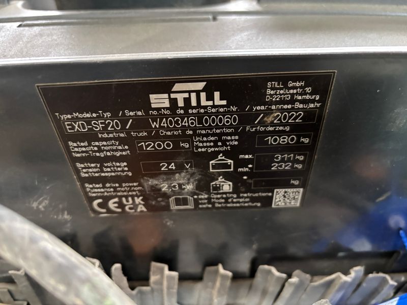 Použit&aacute; manipulačn&aacute; technika Still EXD-SF20 &mdash; Booster Lift