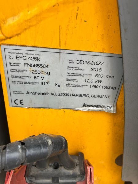 Použit&aacute; manipulačn&aacute; technika Jungheinrich EFG 425k &mdash; Booster Lift