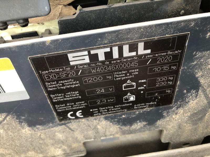 Used material handling equipment Still EXD-SF 20 &mdash; Booster Lift