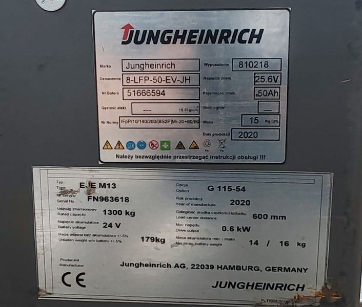 Použit&aacute; manipulačn&aacute; technika Jungheinrich EJE M13 Li-Ion (4pc in stock) &mdash; Booster Lift