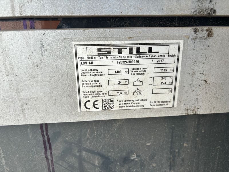 Used material handling equipment Still EXV14i &mdash; Booster Lift