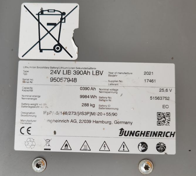 Použit&aacute; manipulačn&aacute; technika Jungheinrich ERE 225 Lion 2400mm/ 2021y &mdash; Booster Lift