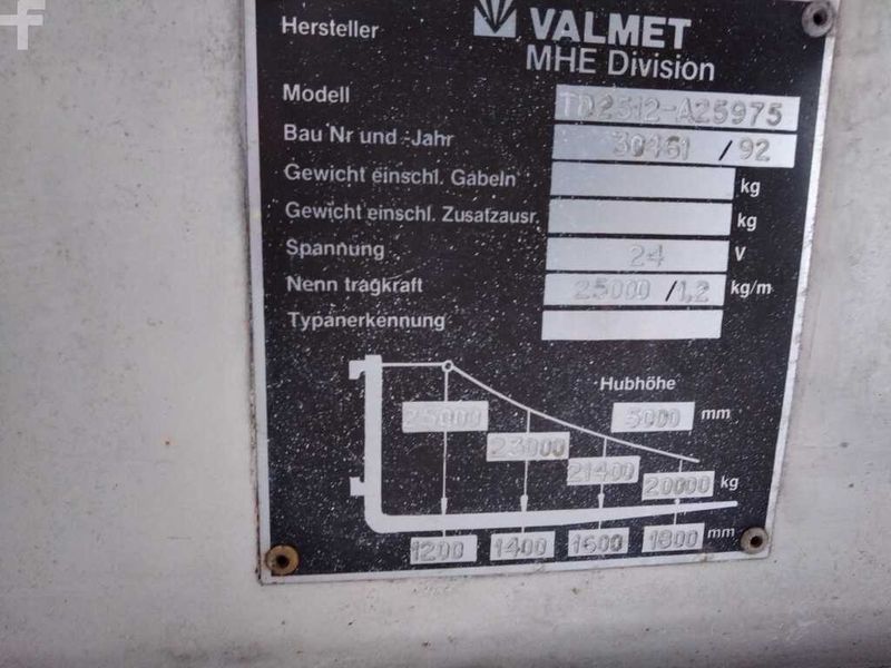 Použit&aacute; manipulačn&aacute; technika Valmet TD 2512-A25975 &mdash; Booster Lift