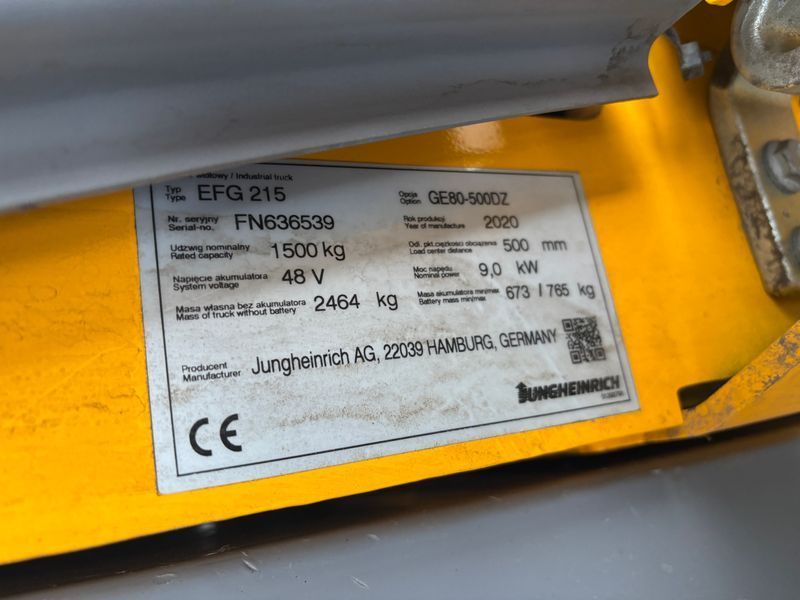 Použit&aacute; manipulačn&aacute; technika Jungheinrich EFG 215 &mdash; Booster Lift