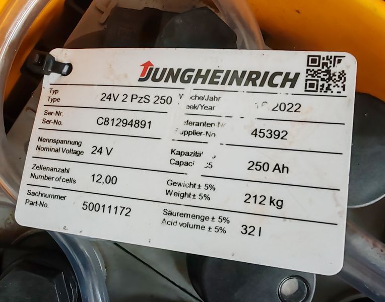 Used material handling equipment Jungheinrich EJE 116 2022y/ 1800mh &mdash; Booster Lift